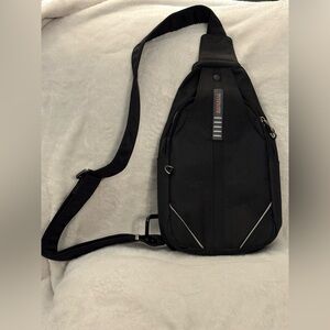 Waterfly Black Sling Bag